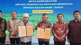Lahan eks HGU di Bengkulu disiapkan untuk industri, TPA regional, dan perumahan rakyat lewat kerja sama strategis dengan Bank Tanah.