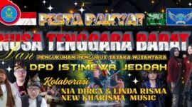 Pengukuhan Sasaka Nusantara DPD Istimewa Kota Jeddah akan digelar 6 Februari 2026. Dirangkai pesta rakyat dan temu kangen warga Lombok di Arab Saudi, ini susunan lengkap pengurusnya.